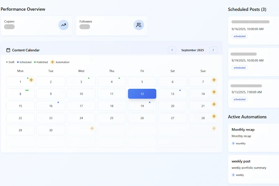 Dashboard Overview screenshot