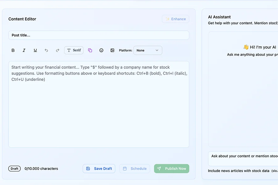 AI-Powered Editor screenshot
